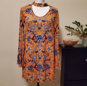 Floral mini dress